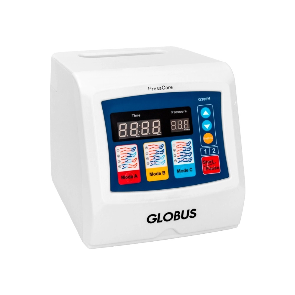Globus G300M-2 appareil de pressothérapie portable pression 0–180 mmHg -Globus -Appareils de pressothérapie professionnelle