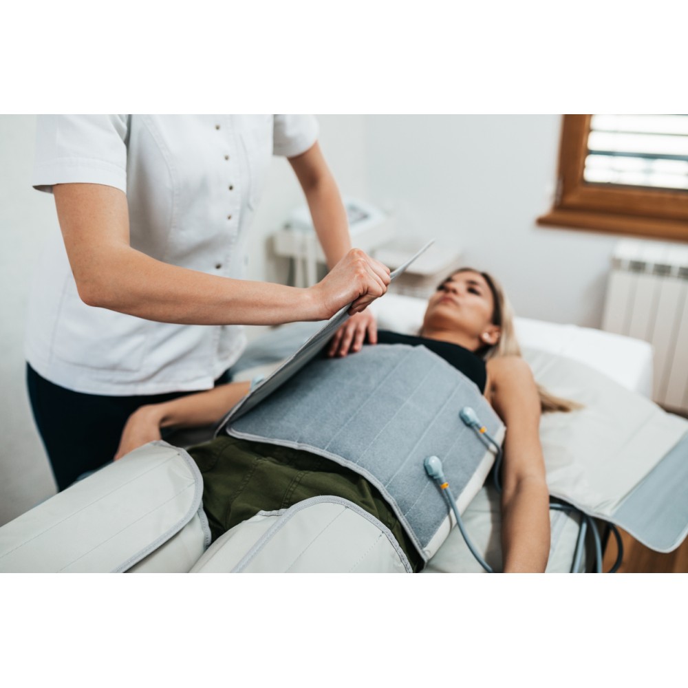 i-Medstetic Slimcare 3 en 1: Presoterapia, Electroestimulación y Sauna -i-Medstetic -Máquinas de Presoterapia Profesional